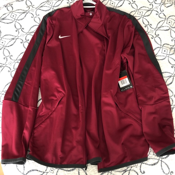 Nike Full Zip Sweater - Maroon - Picture 1 of 4